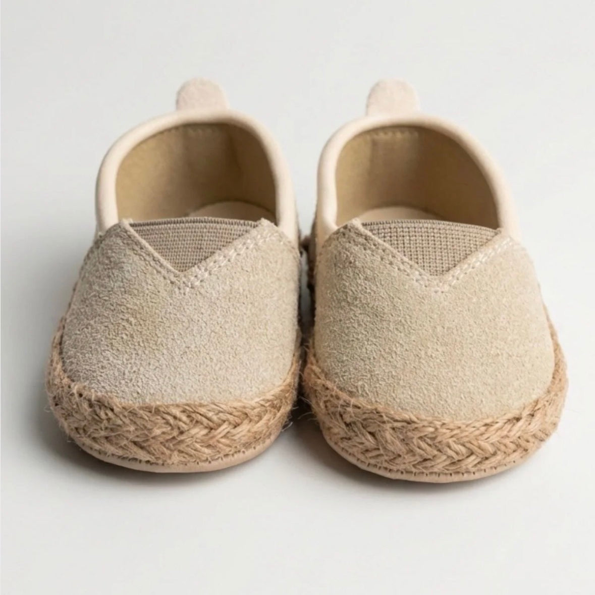 Beige Baby Slip-on Shoes