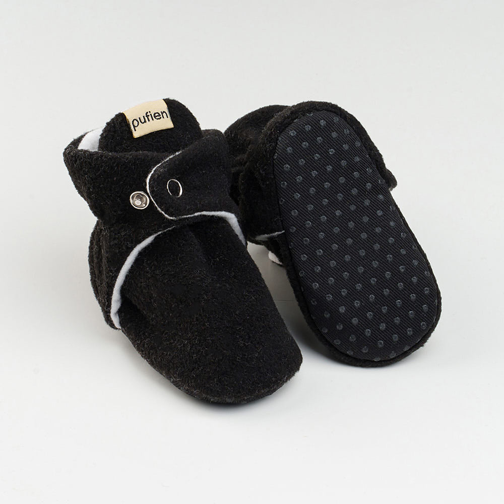 Black Baby Booties