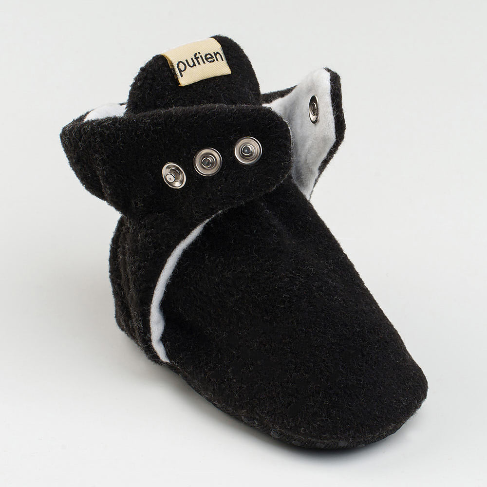 Black Baby Booties