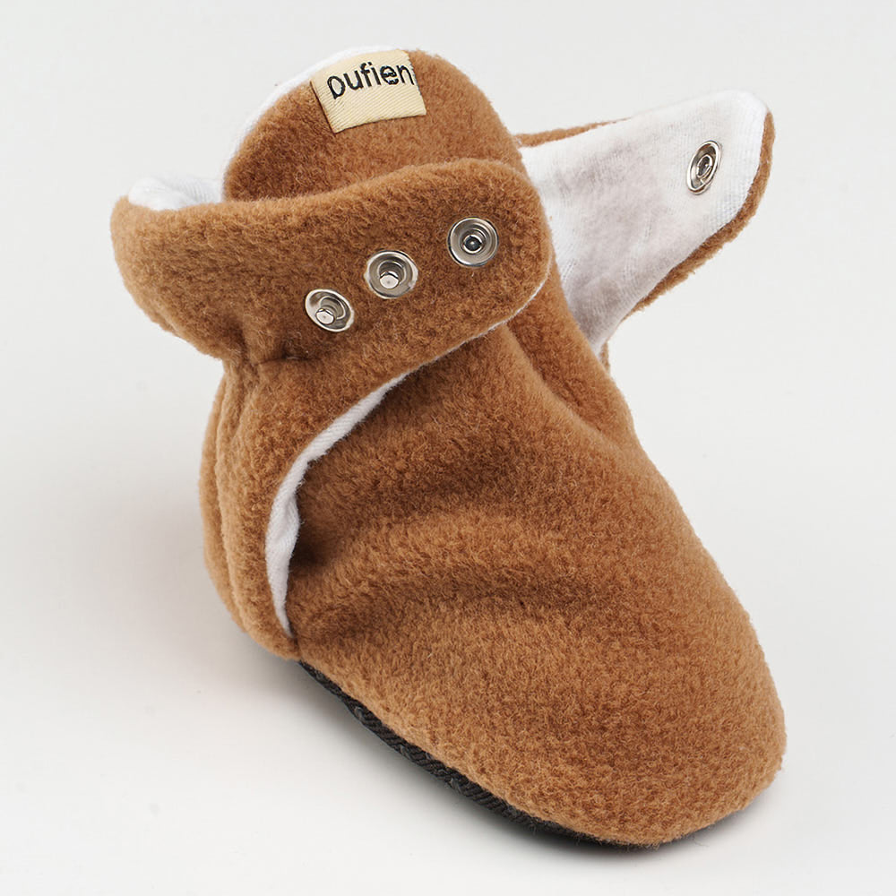 Brown Baby Booties