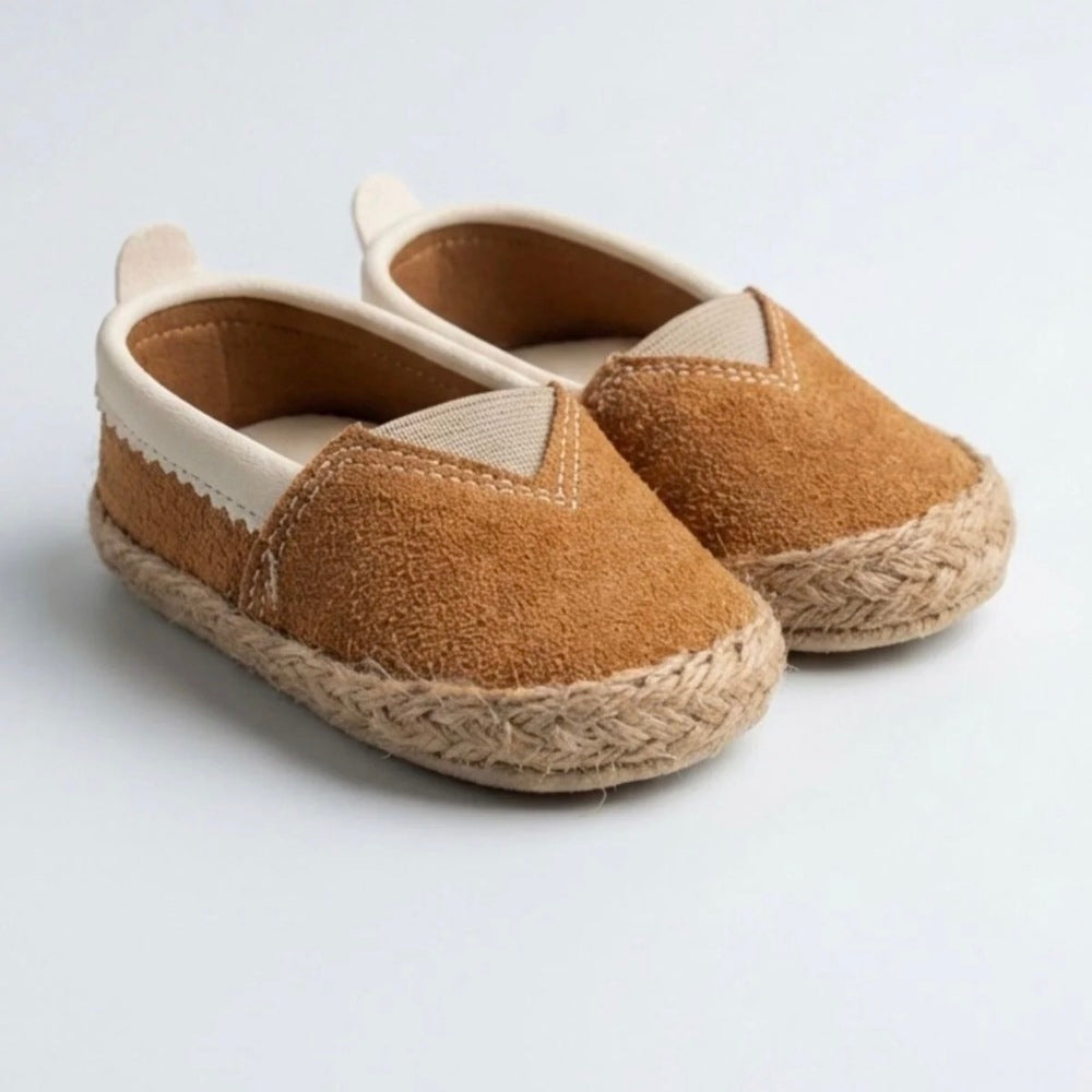 Brown Baby Slip-on Shoes