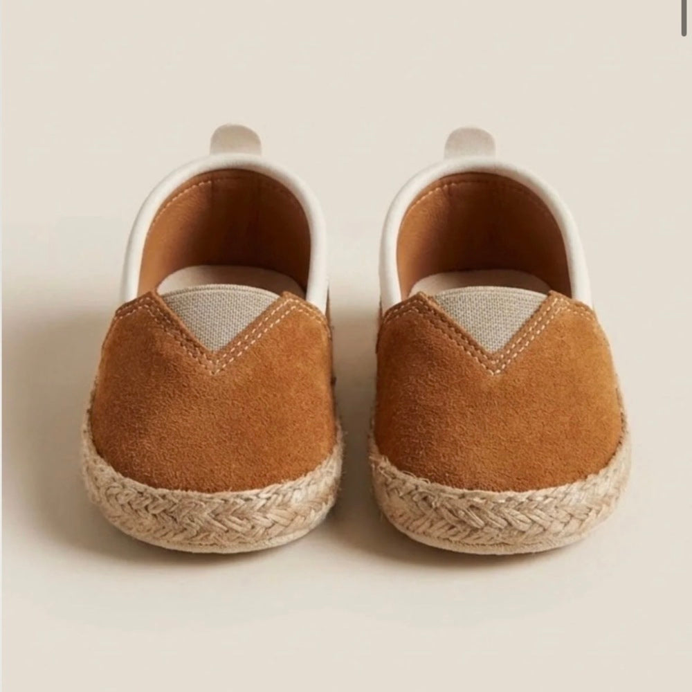 Brown Baby Slip-on Shoes