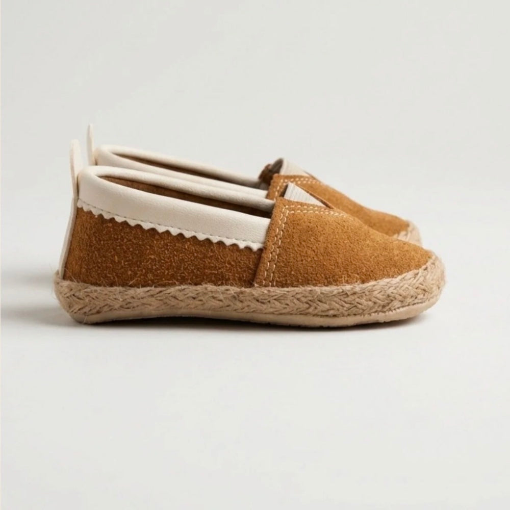 Brown Baby Slip-on Shoes