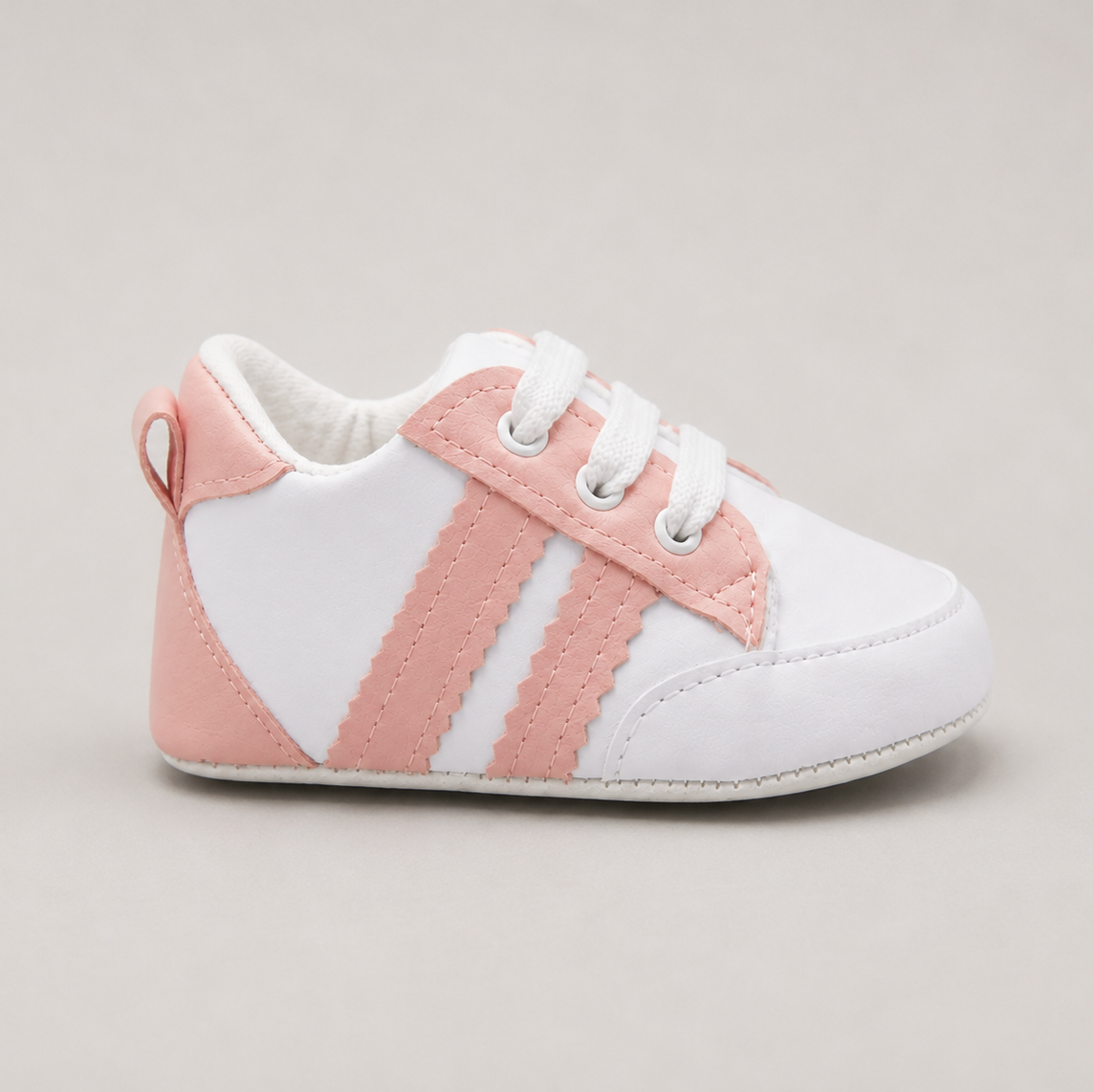 Baby Pink Striped Shoes