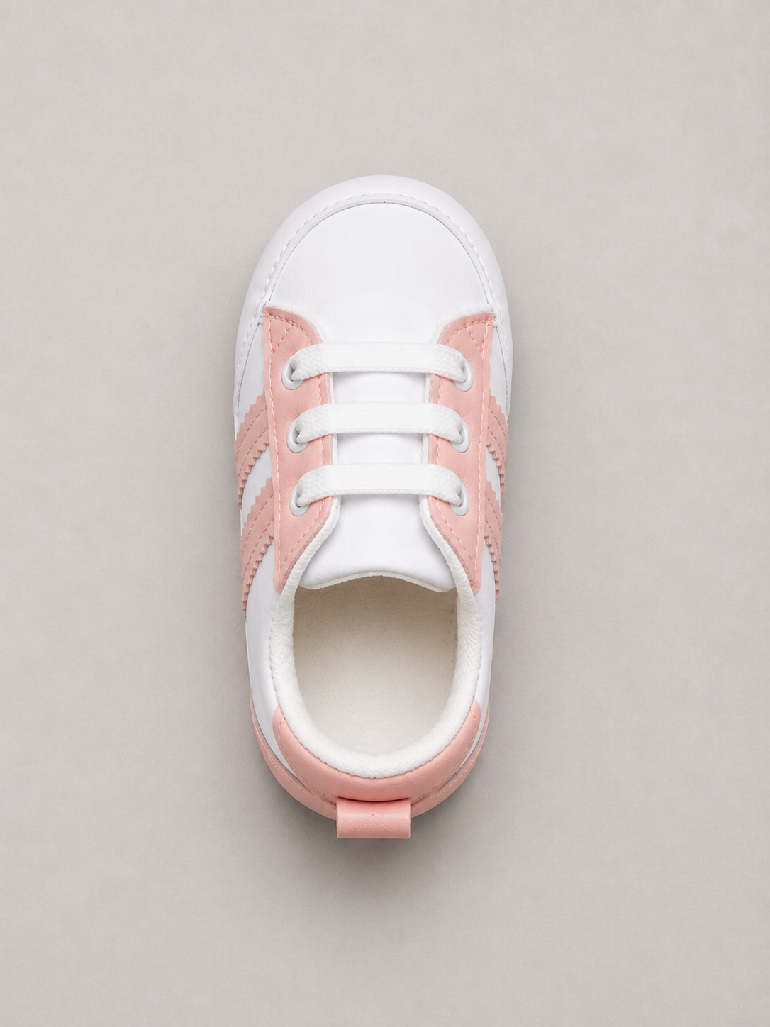 Baby Pink Striped Shoes