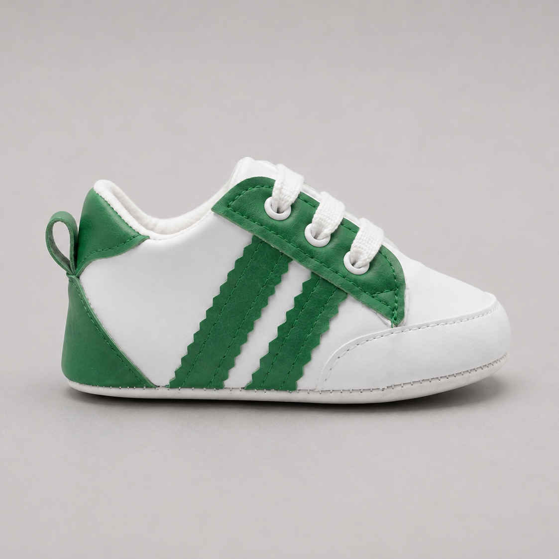 Baby Green Striped Shoes