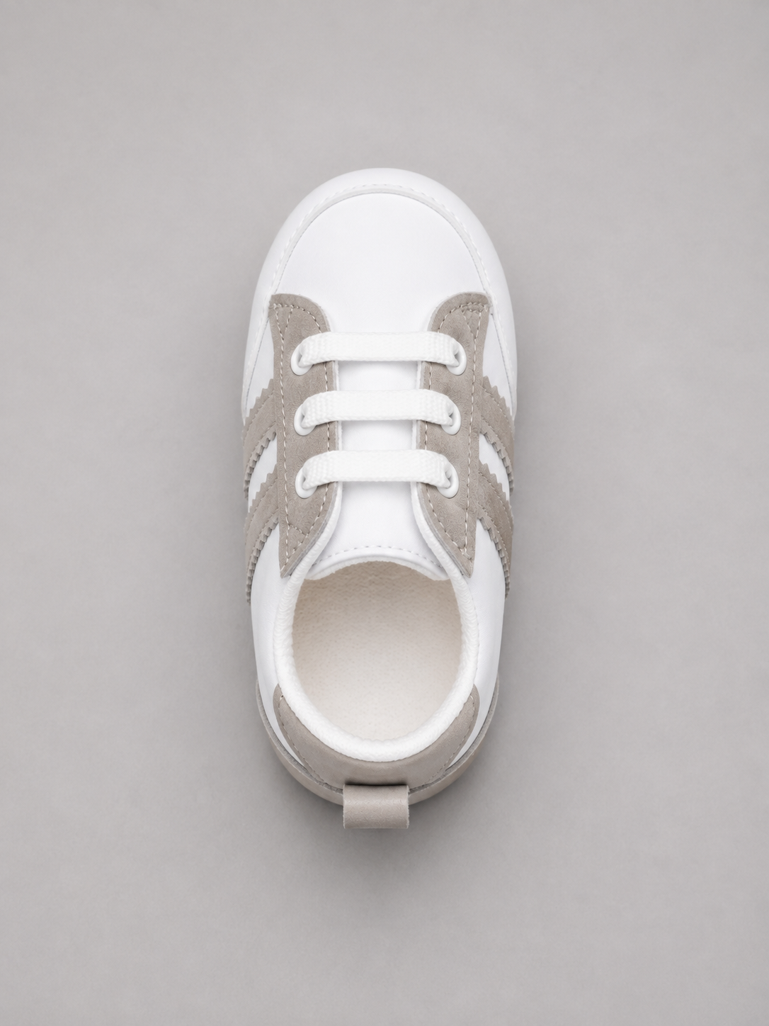 Baby Grey Striped Shoes