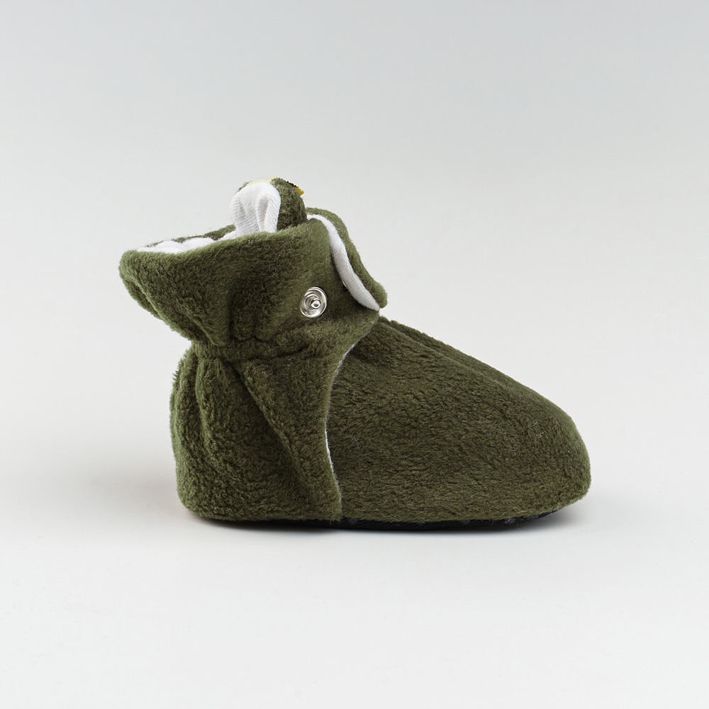 Khaki Baby Booties