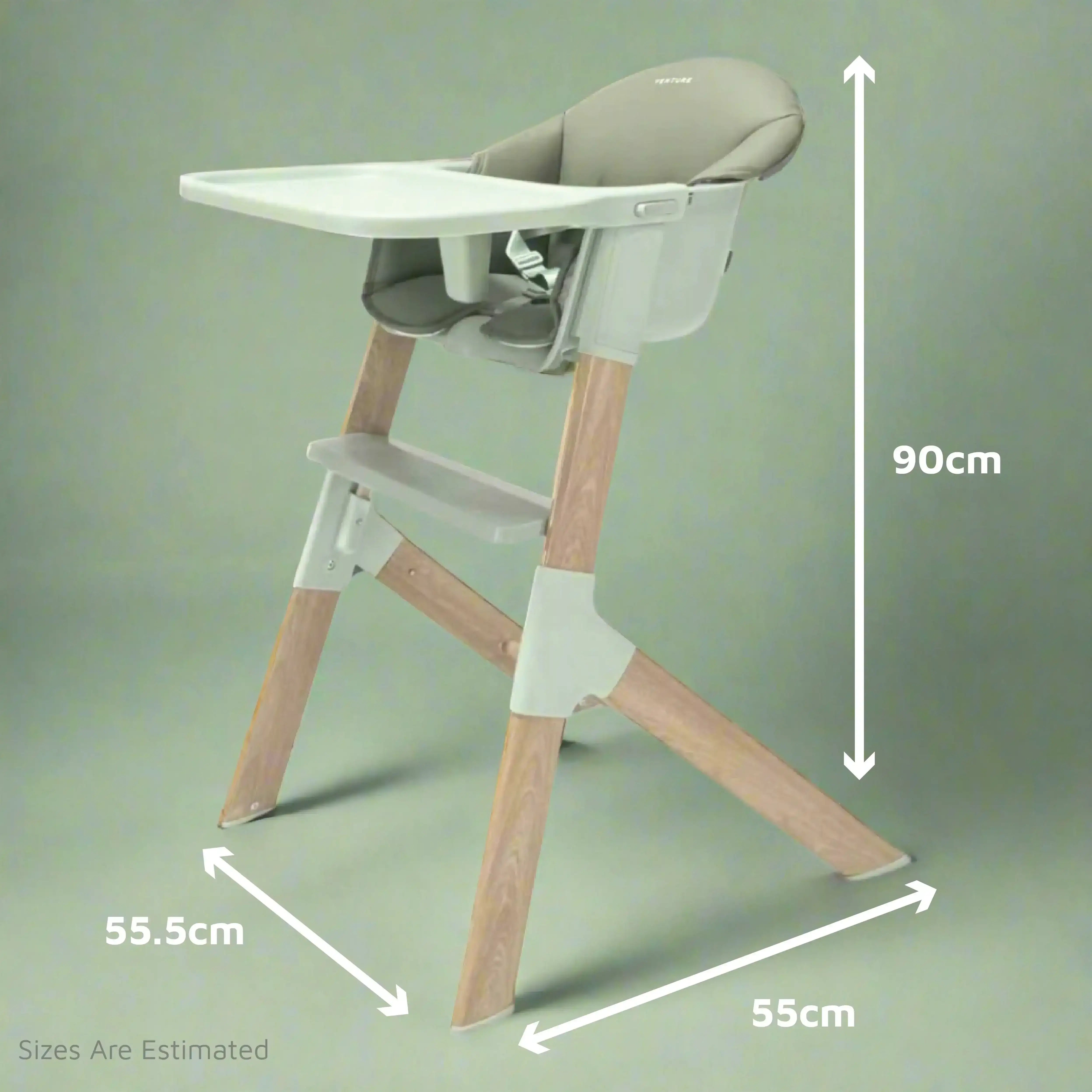 MICO Baby & Toddler Highchair - Green
