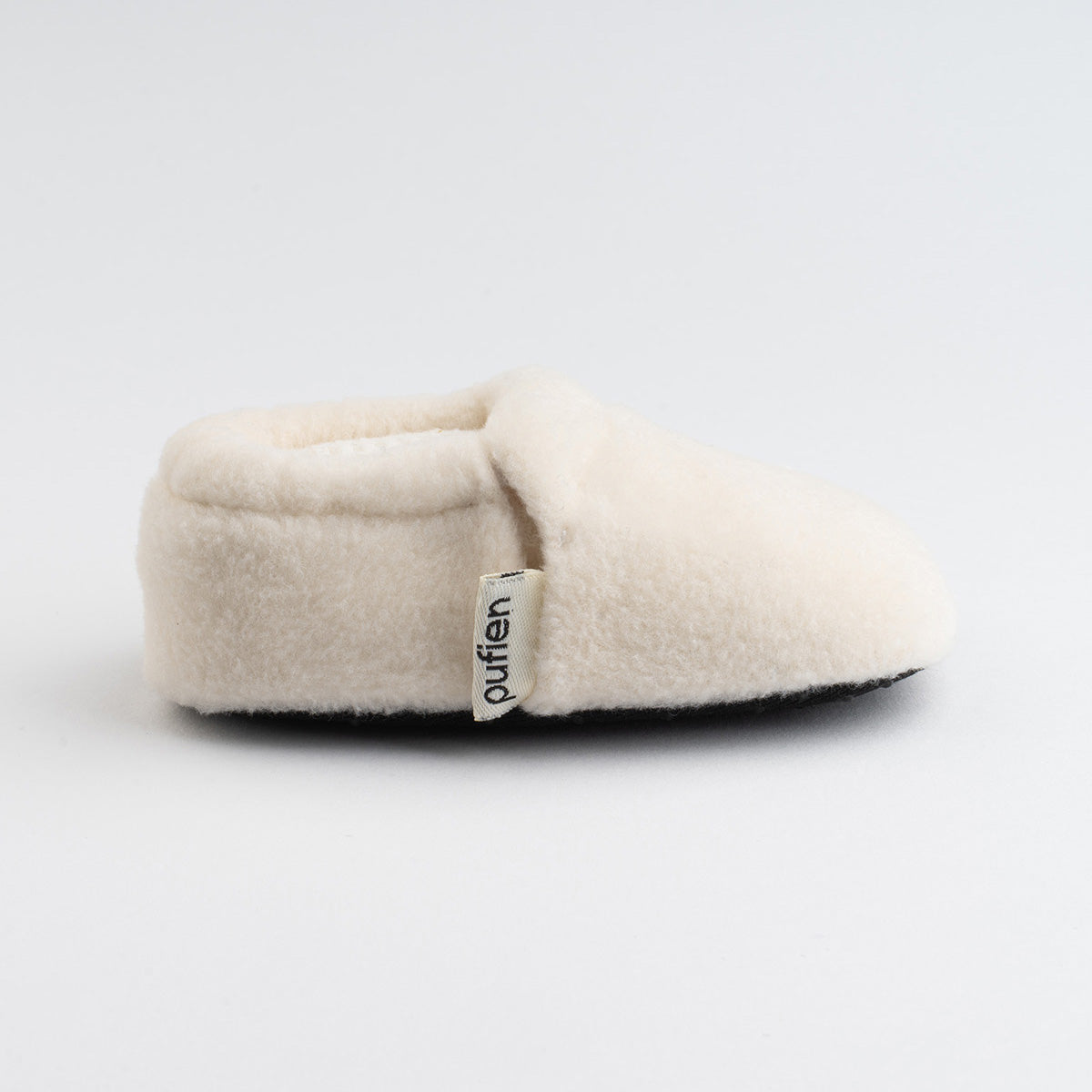 White Short Neck Baby Booties