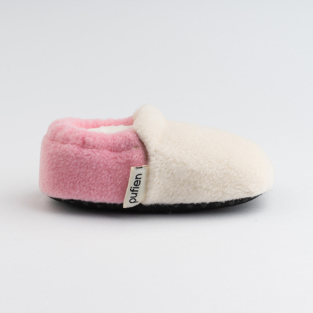 Pink - White Short Neck Baby Booties