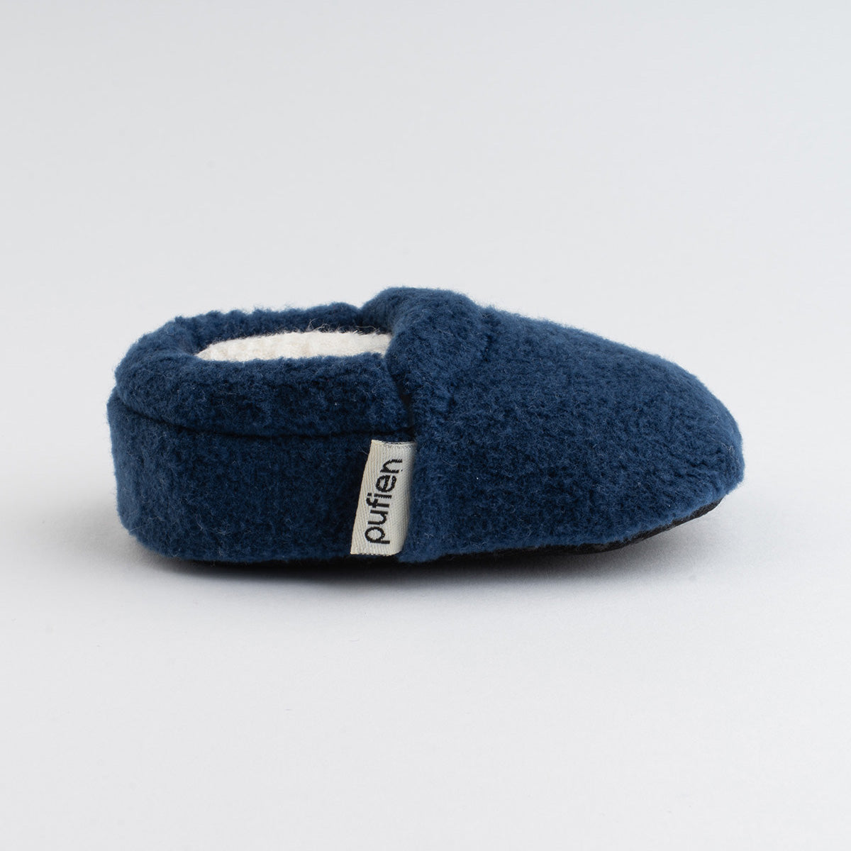 Navy Short Neck Baby Booties