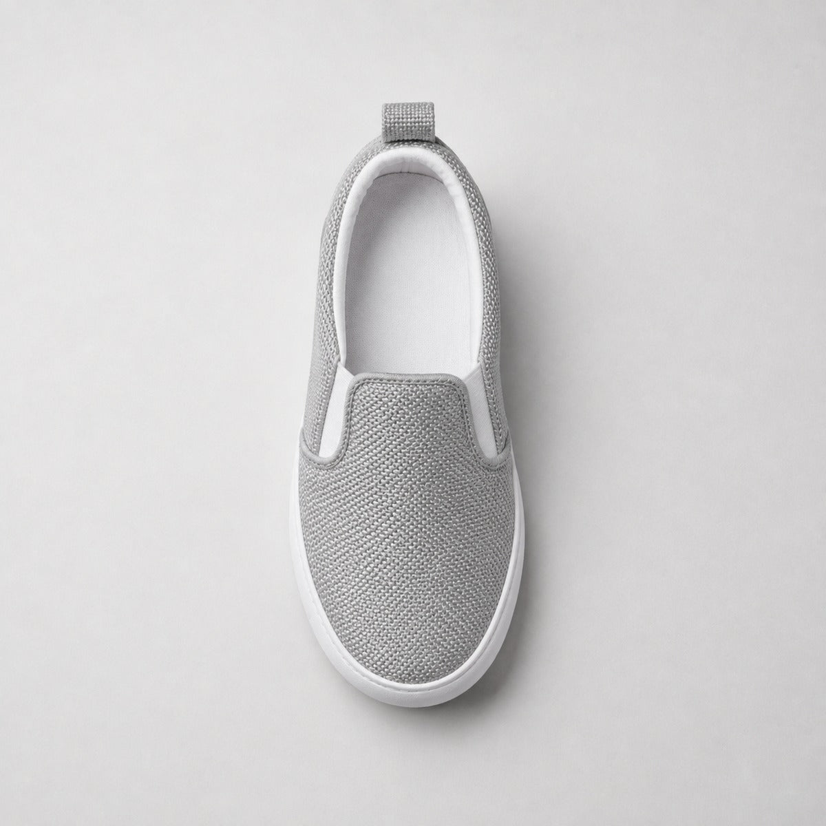 Grey Baby Slip-on Shoes