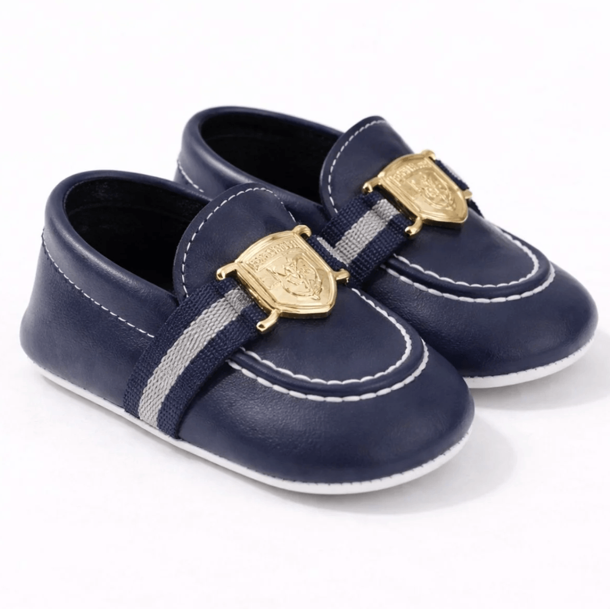 Navy Baby First Walking Shoes