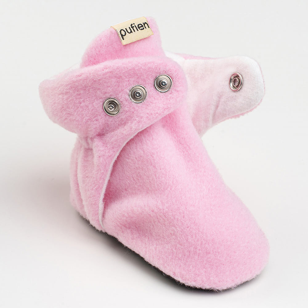 Pink Baby Booties