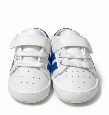 Baby Blue Striped Shoes
