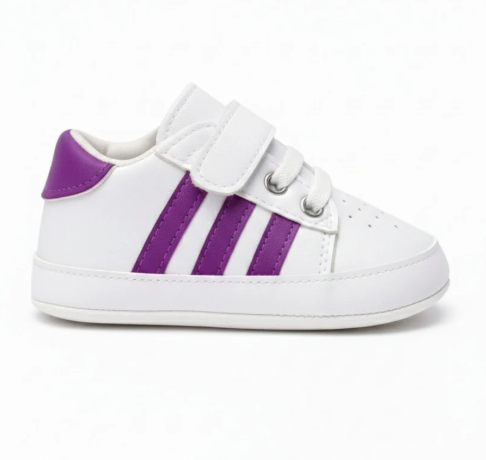 Baby Purple Striped Shoes