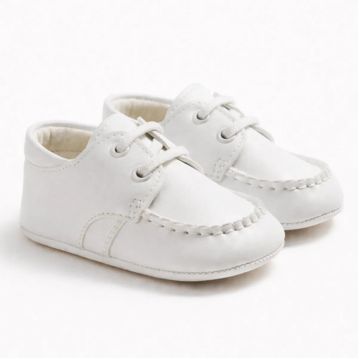 White Baby Leather Shoes