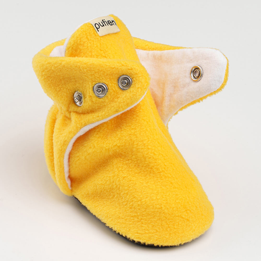 Yellow Baby Booties