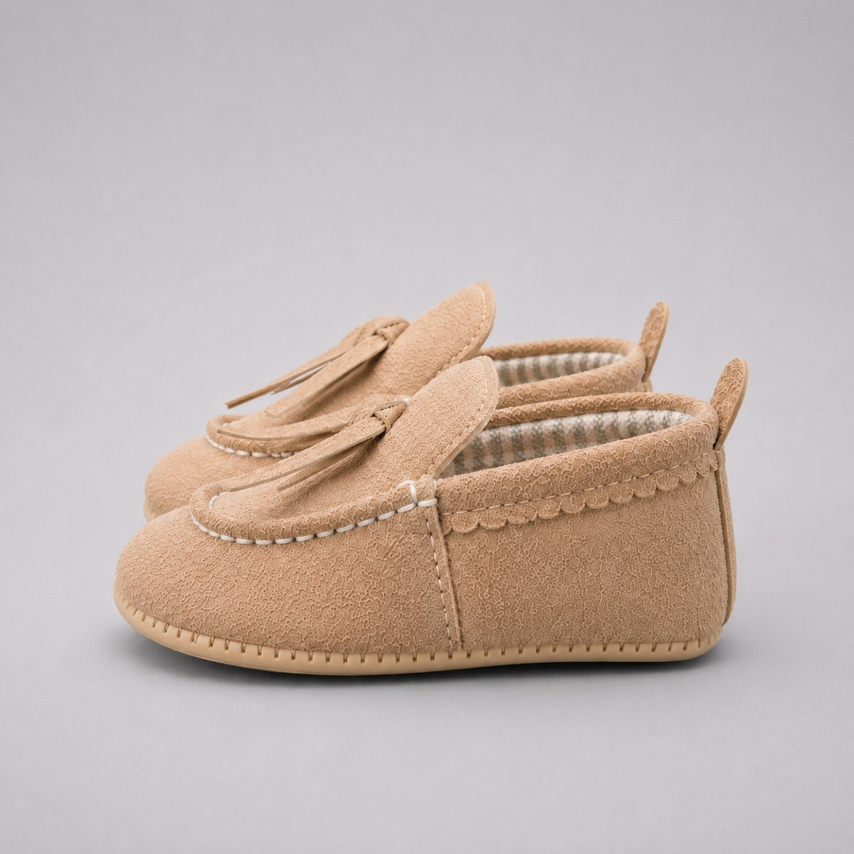 Beige Baby First Walking Shoes