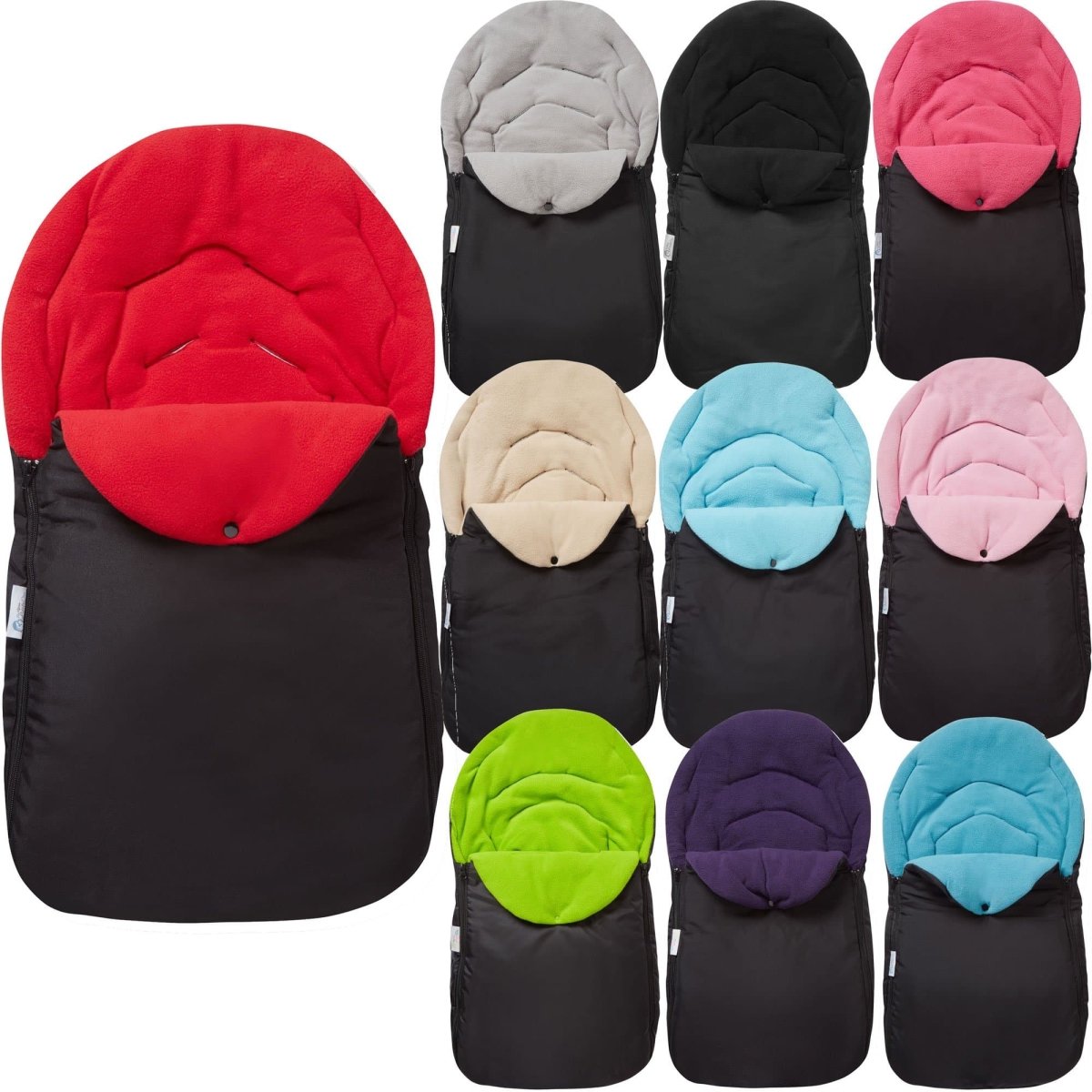 Universal Car Seat Footmuff / Cosy Toes - Fits All 3 And 5 Point Harnesses