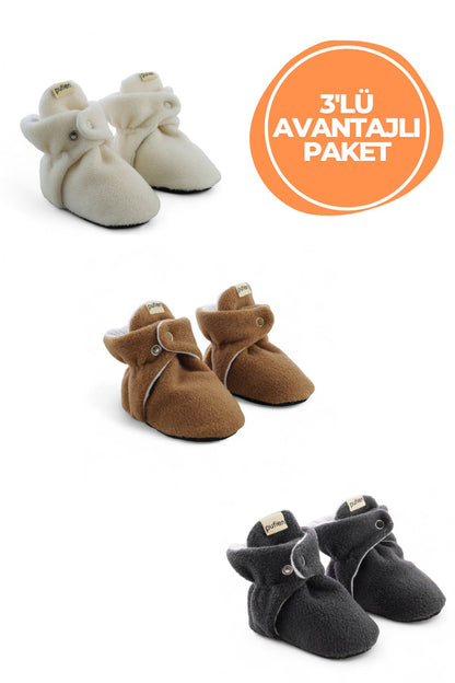 3'lü Avantajlı Paket ( Beyaz-Kahverengi-Antrasit )