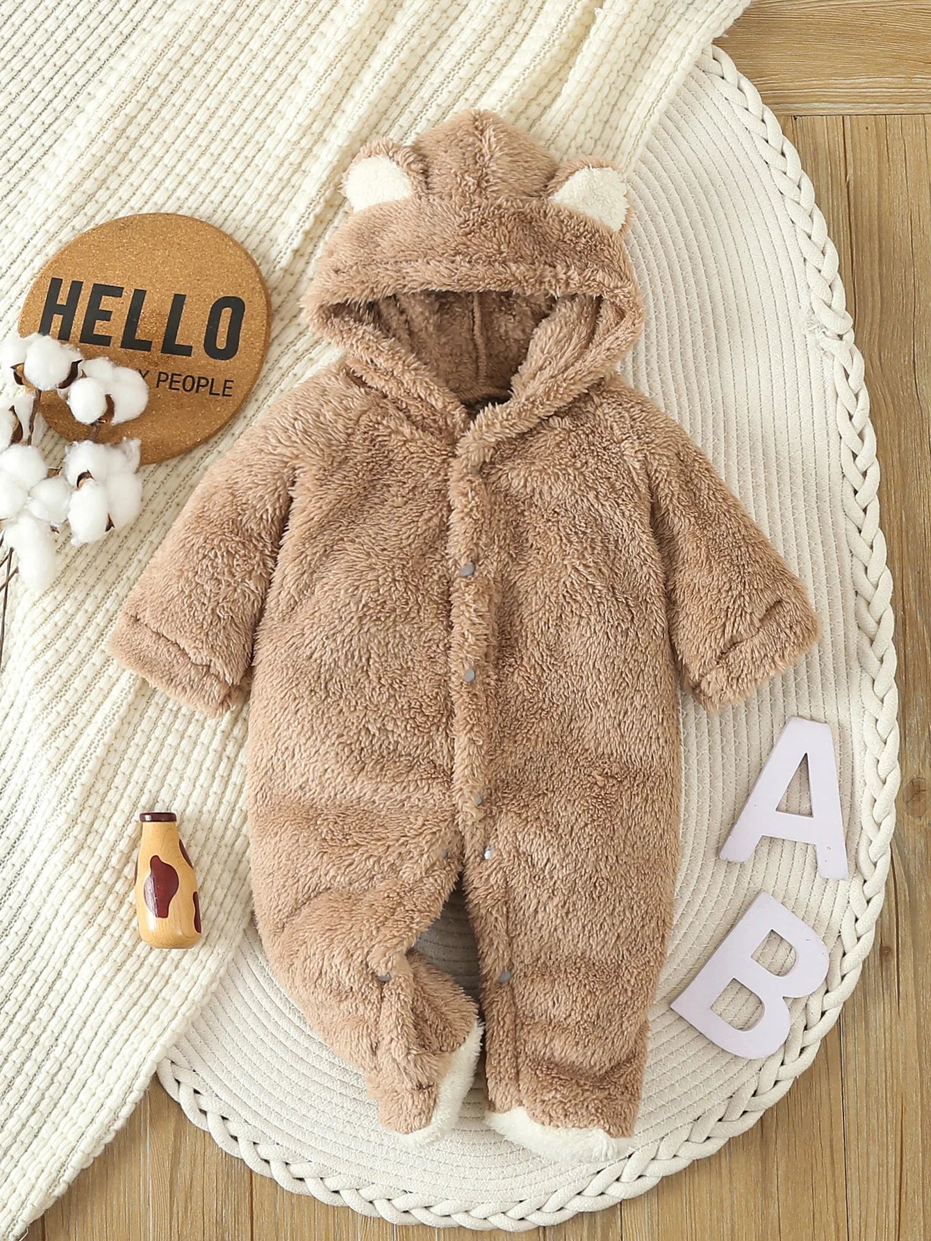 Autumn Winter Newborn Baby Rompers Jumpsuit