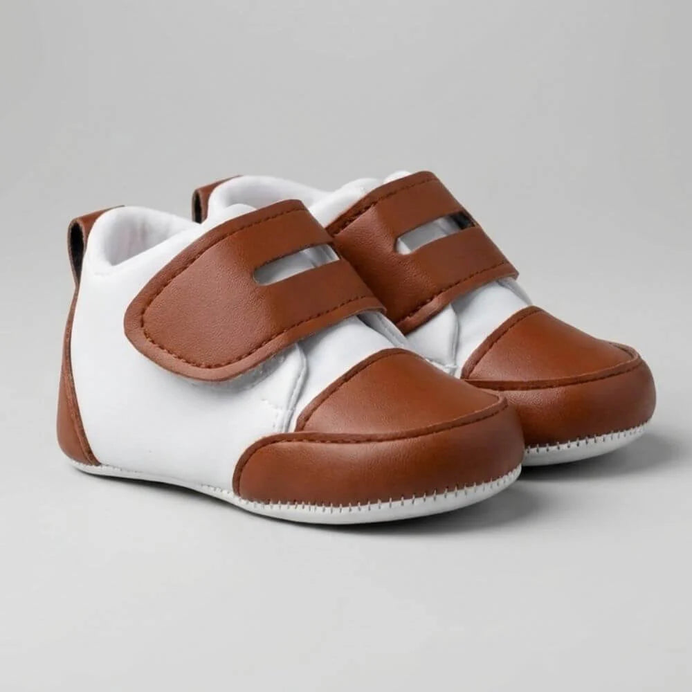 Baby Brown Velcro Shoes