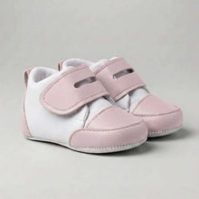Pink Black Velcro Shoes