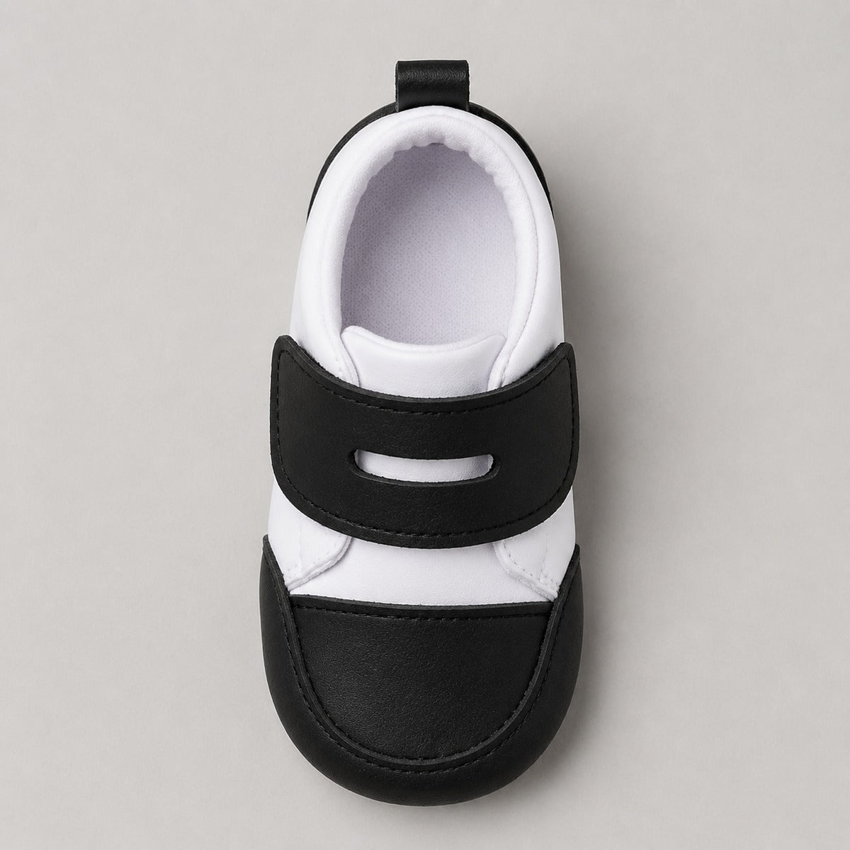 Baby Black Velcro Shoes