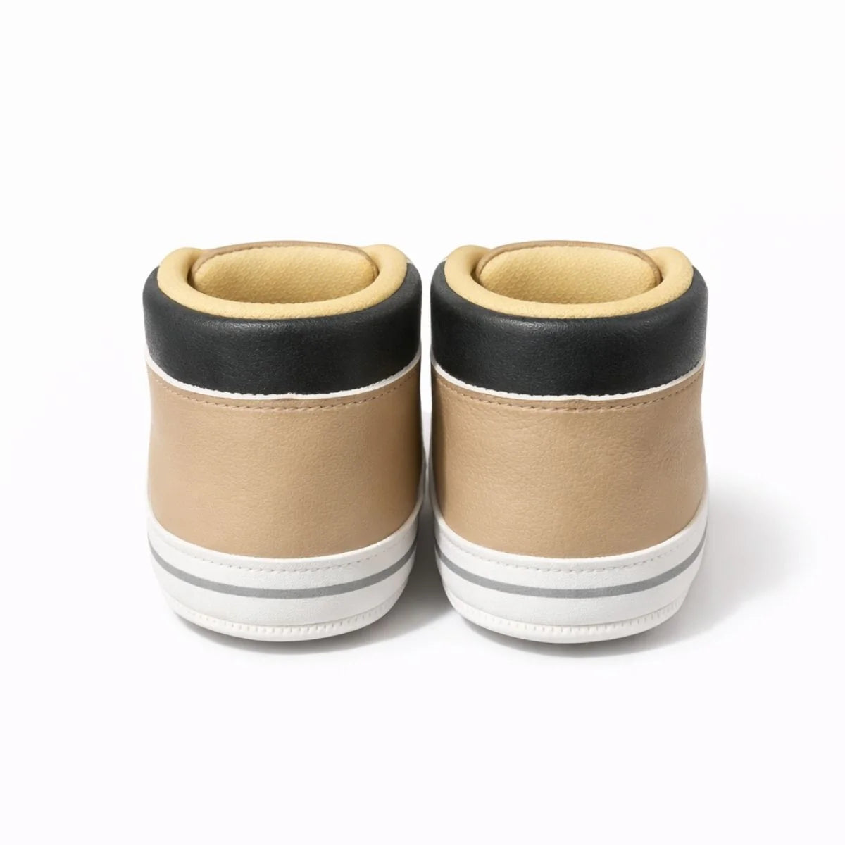 Beige Baby Lace Up Shoes