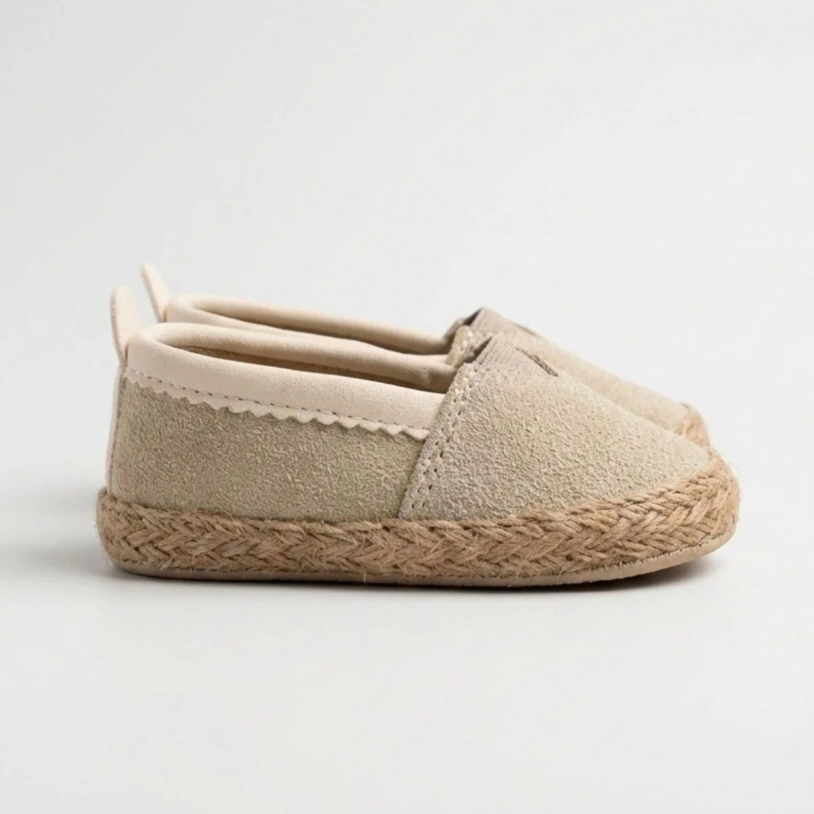 Beige Baby Slip-on Shoes