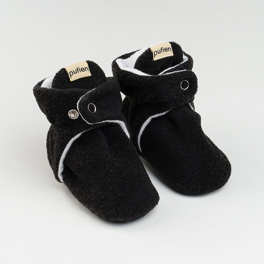 Black Baby Booties