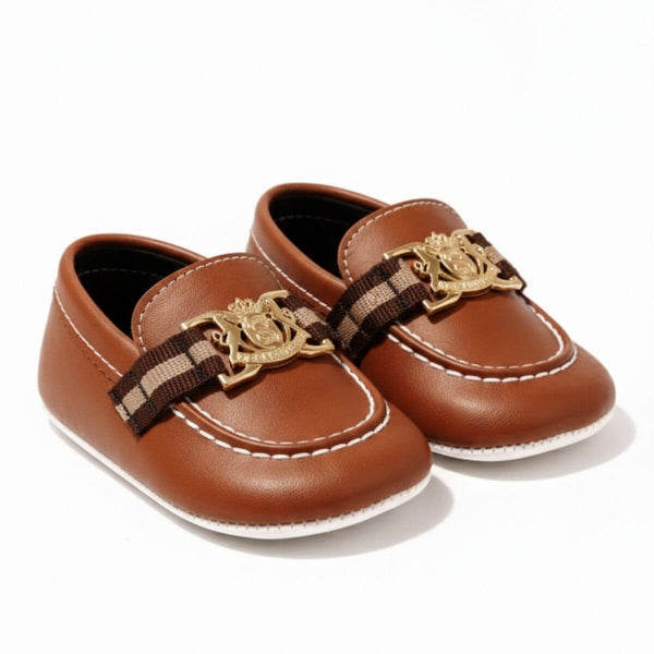 Brown Baby First Walking Shoes