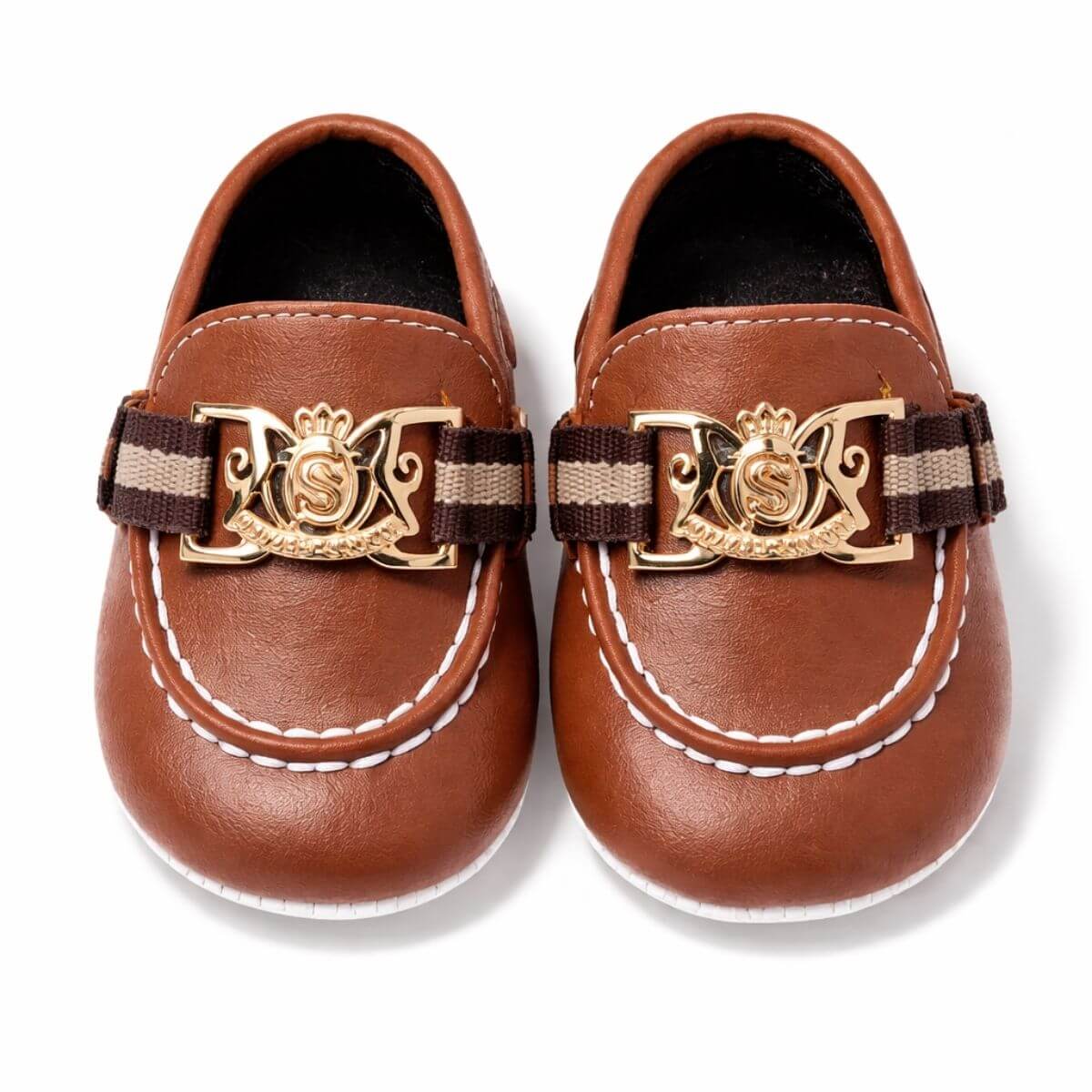 Brown Baby First Walking Shoes