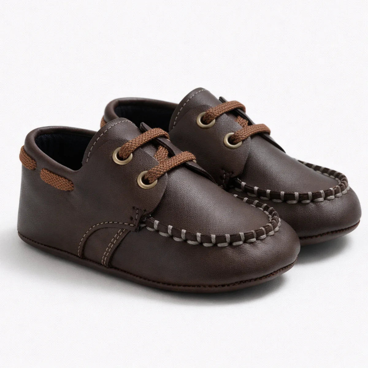 Brown Baby Leather Shoes