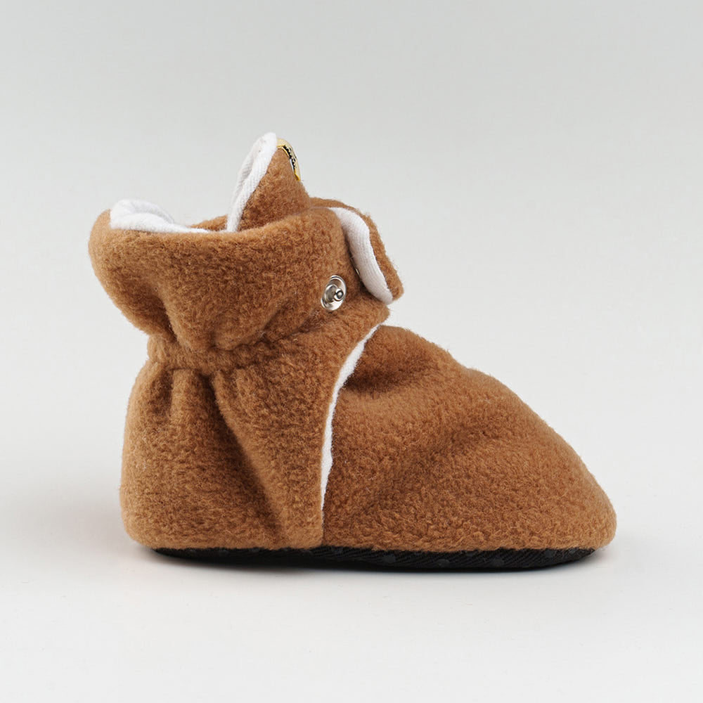 Brown Baby Booties