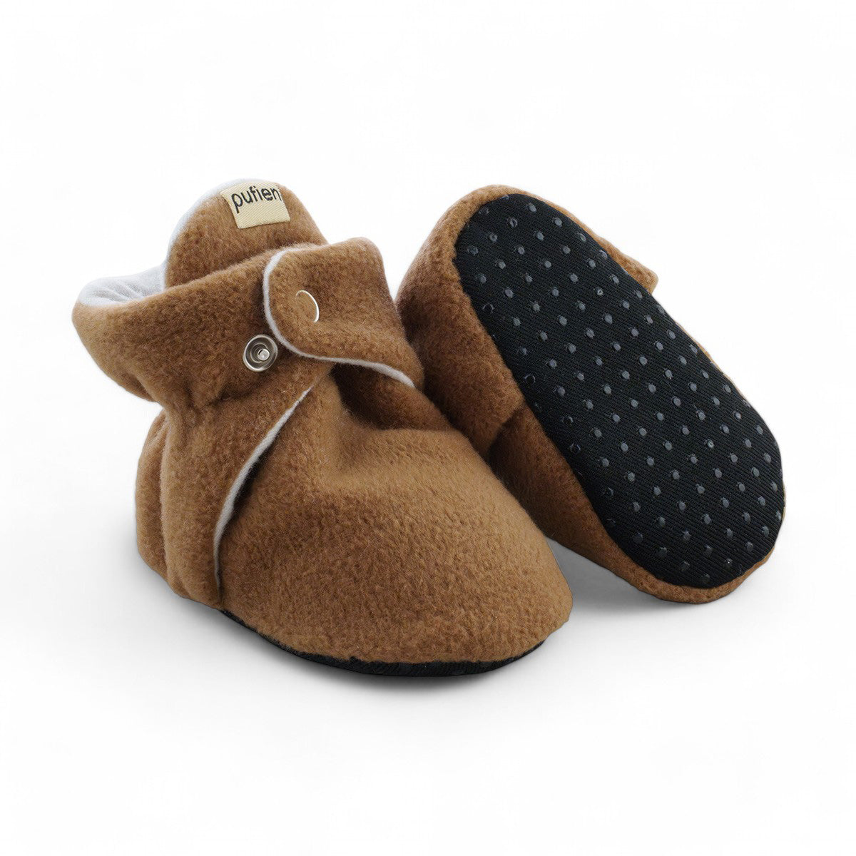 Brown Baby Booties