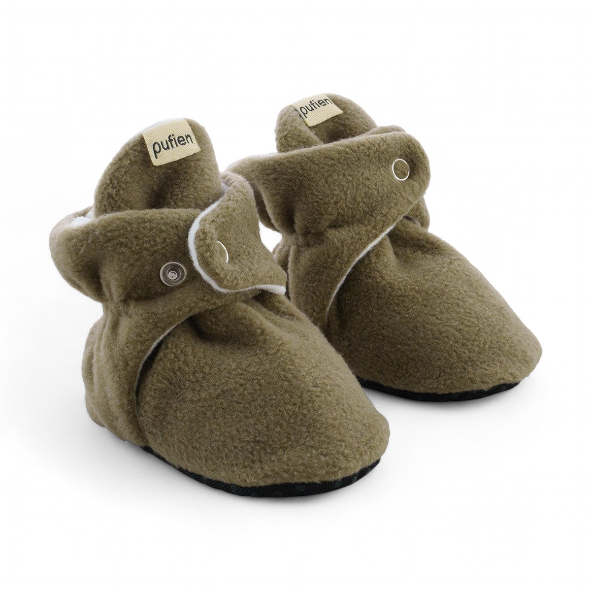 Army Green Baby Booties