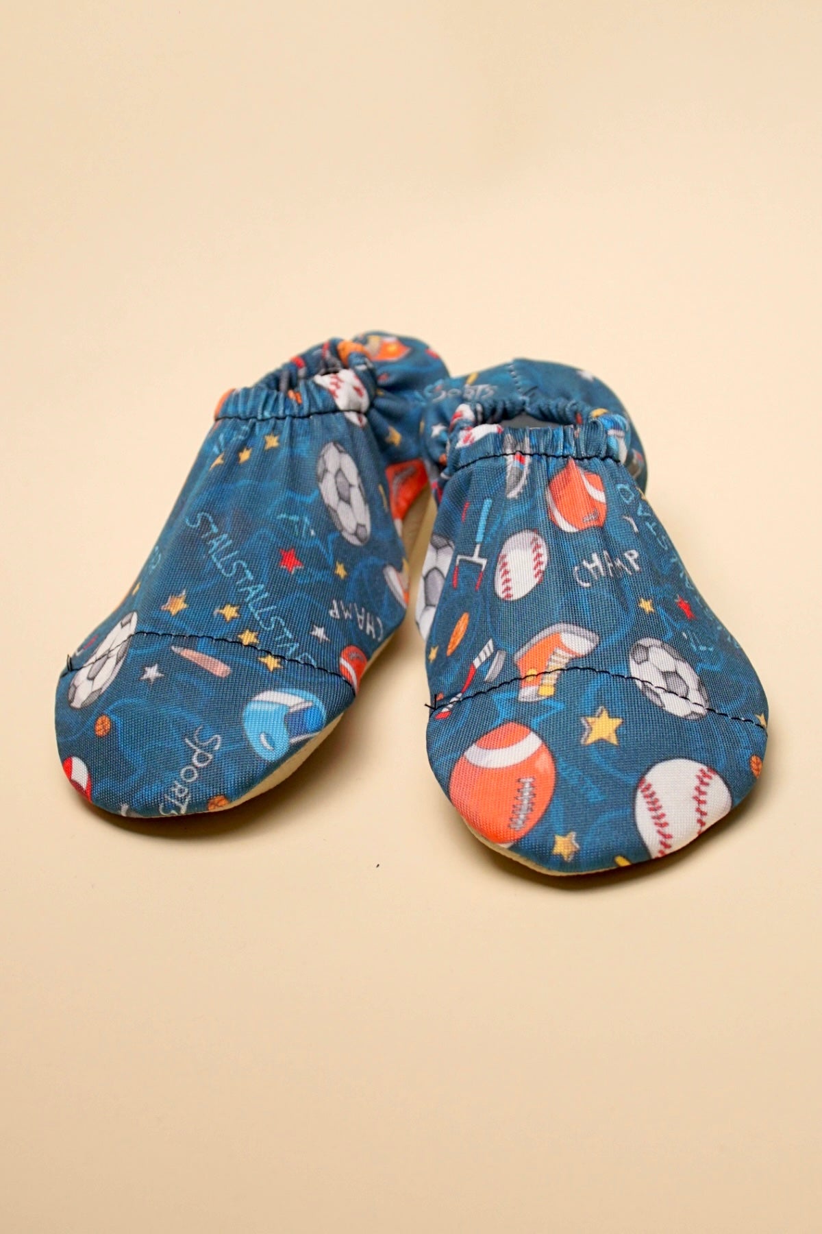 Baby Swimming Booties Football Design