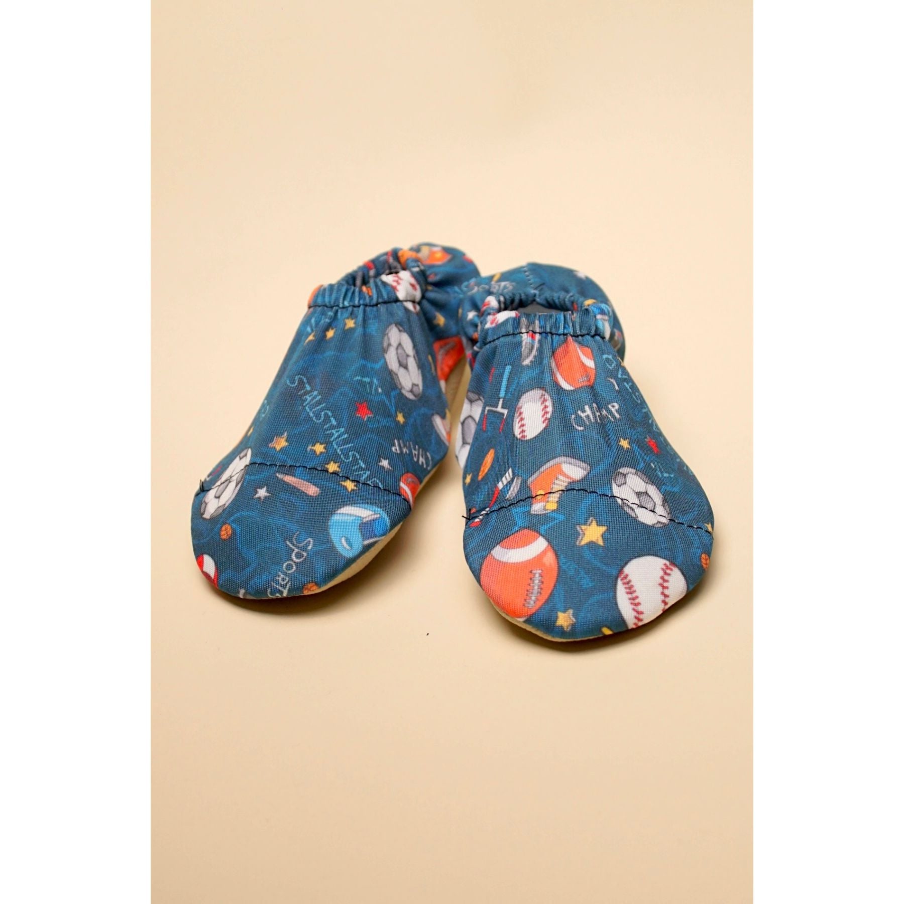 Baby Swimming Booties Football Design
