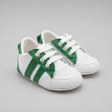 Baby Green Striped Shoes