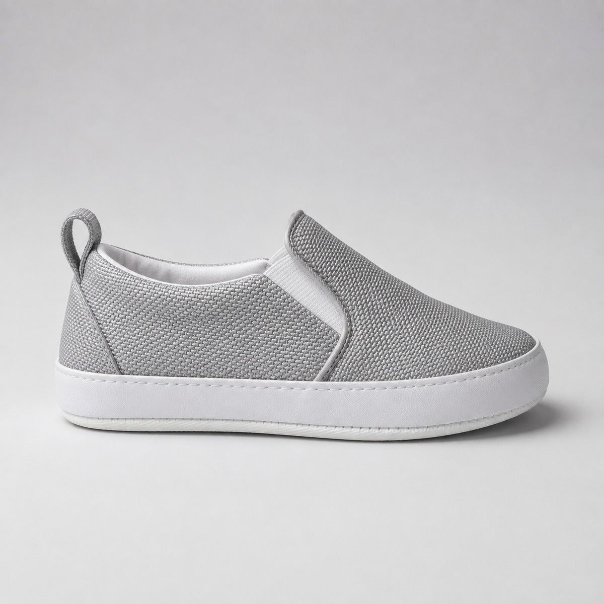 Grey Baby Slip-on Shoes
