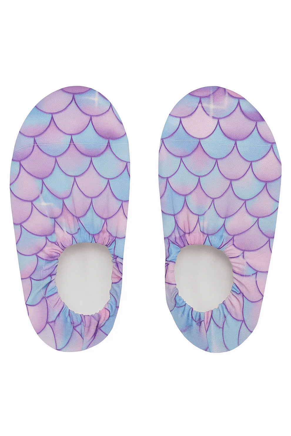 Baby Swimming Booties Purple Mermaid Design