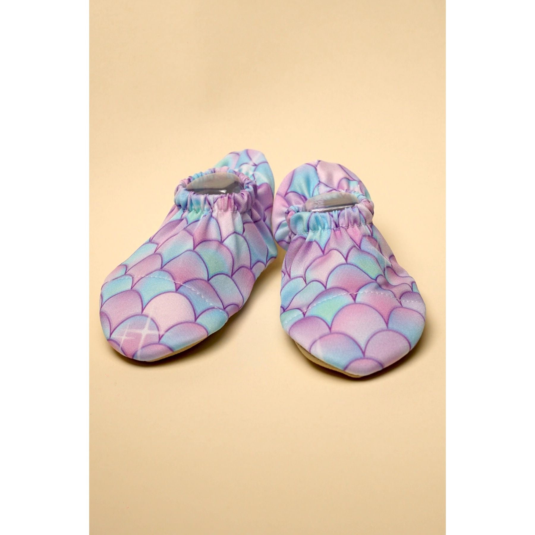 Baby Swimming Booties Purple Mermaid Design