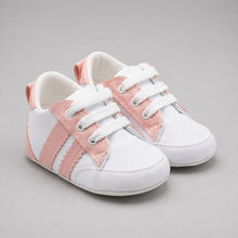 Baby Pink Striped Shoes