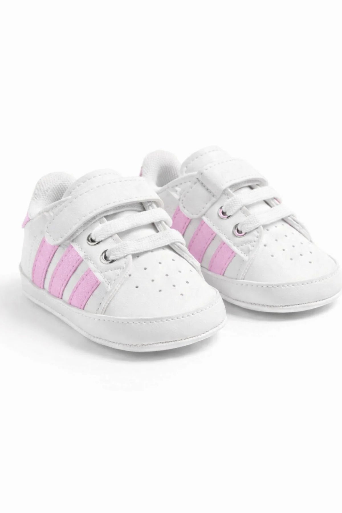 Baby Pink Striped Shoes