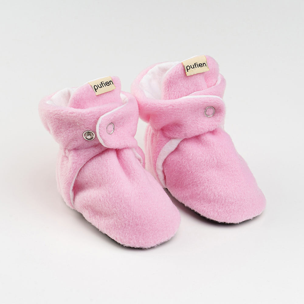 Pink Baby Booties