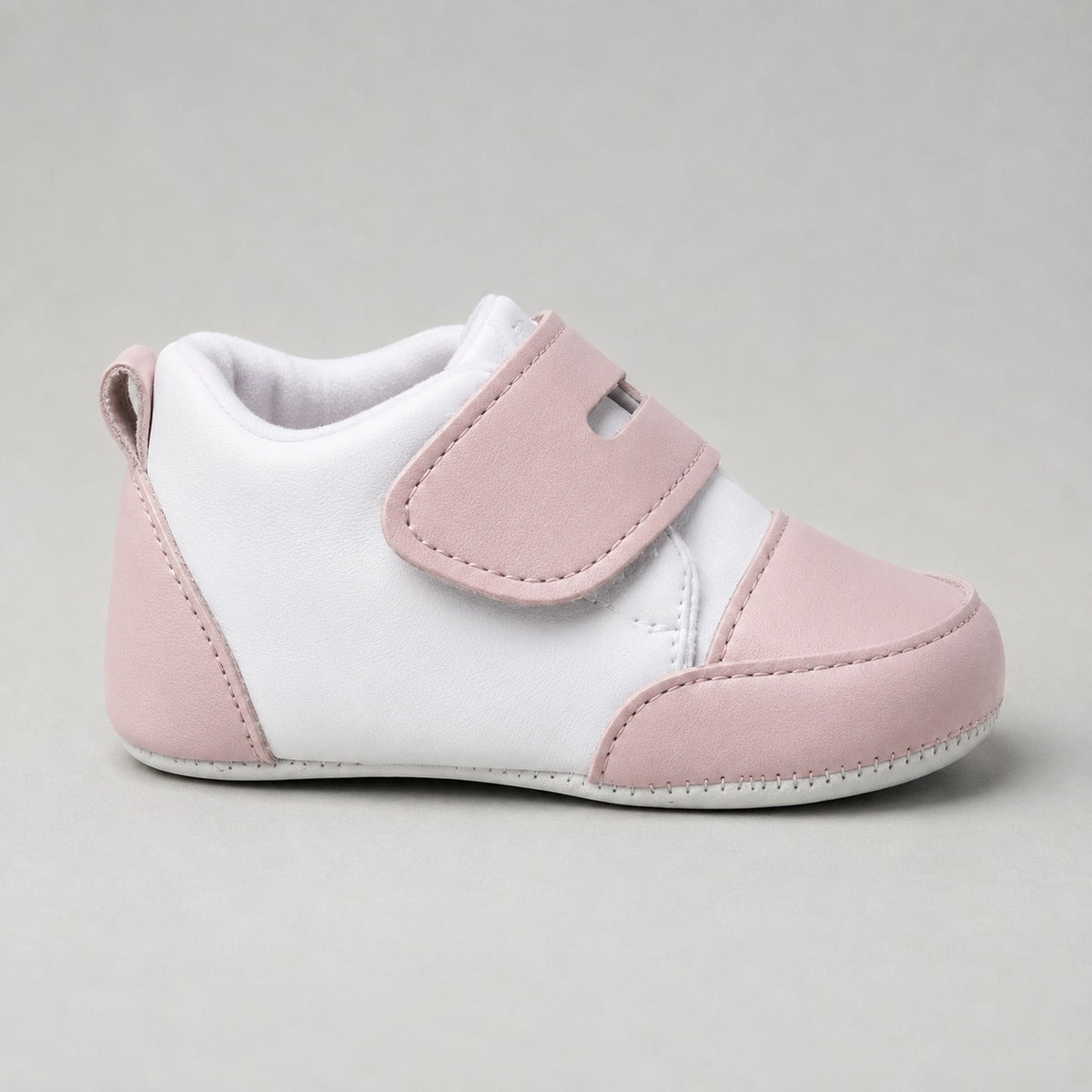 Pink Black Velcro Shoes