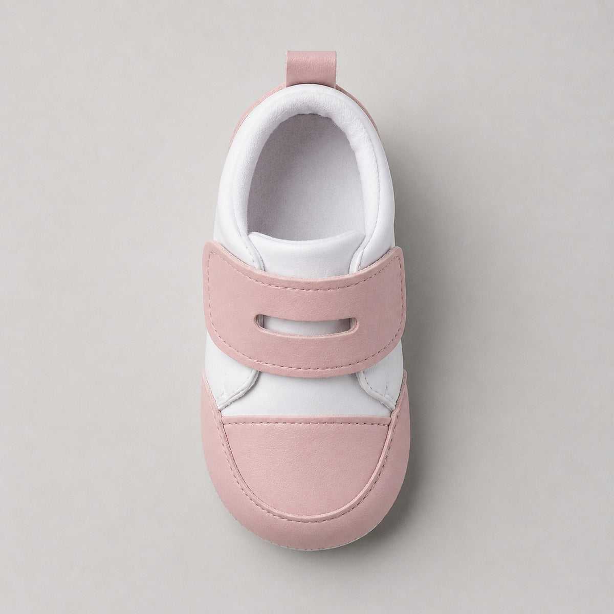 Pink Black Velcro Shoes